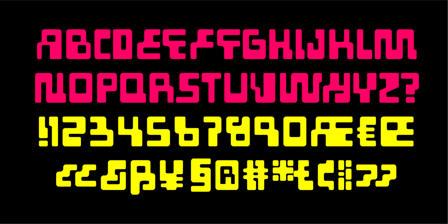 Tabletron Font Poster #1