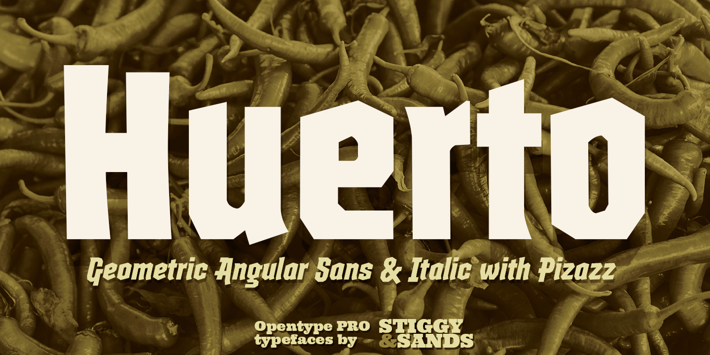 Huerto Font Poster #1