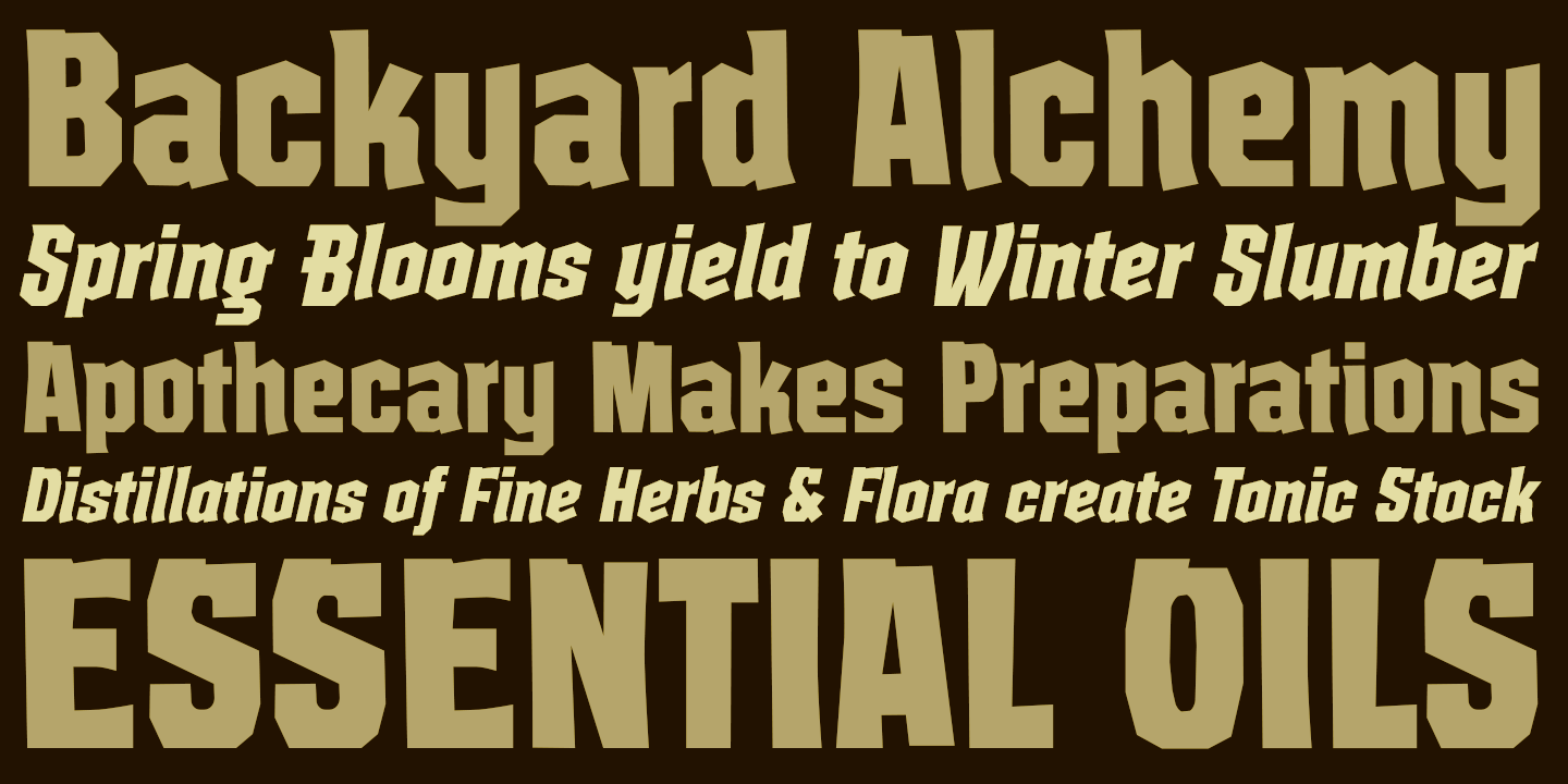 Huerto Font Poster #1