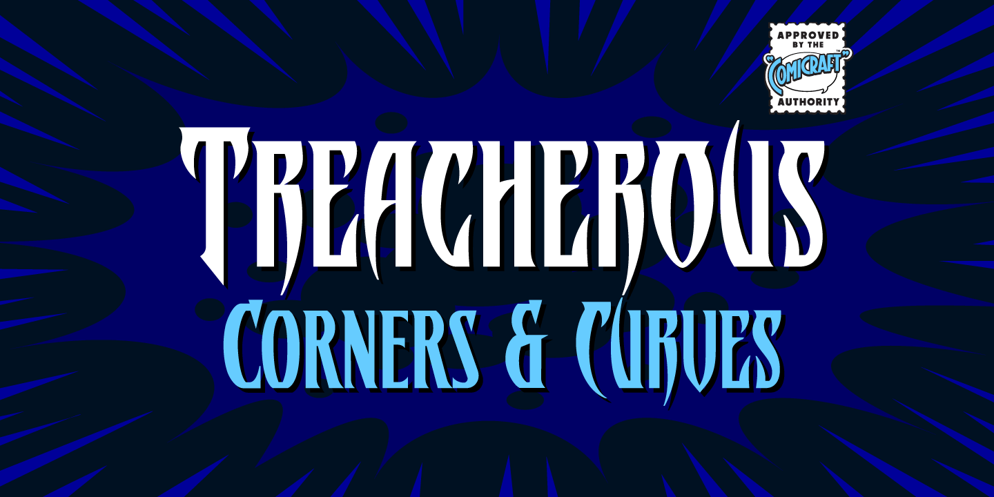 Treacherous Font Poster #1