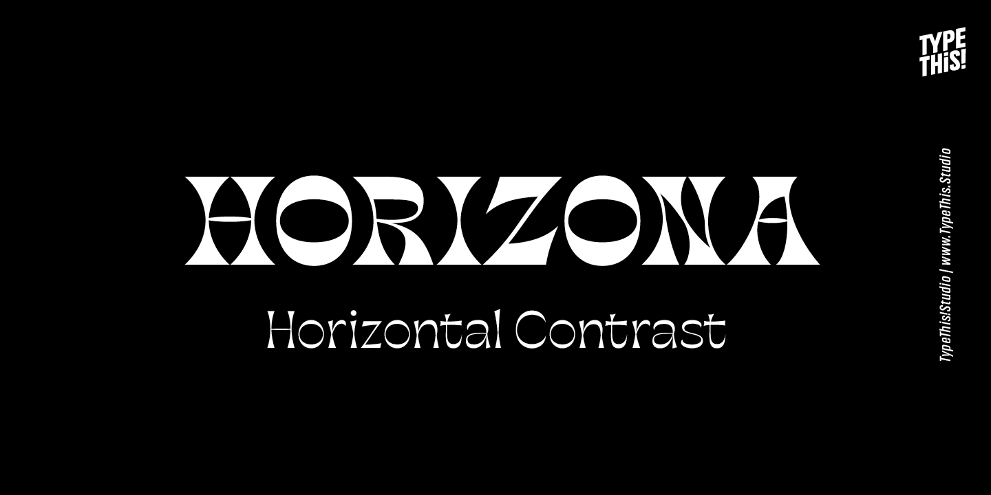 Horizona Font Poster #1