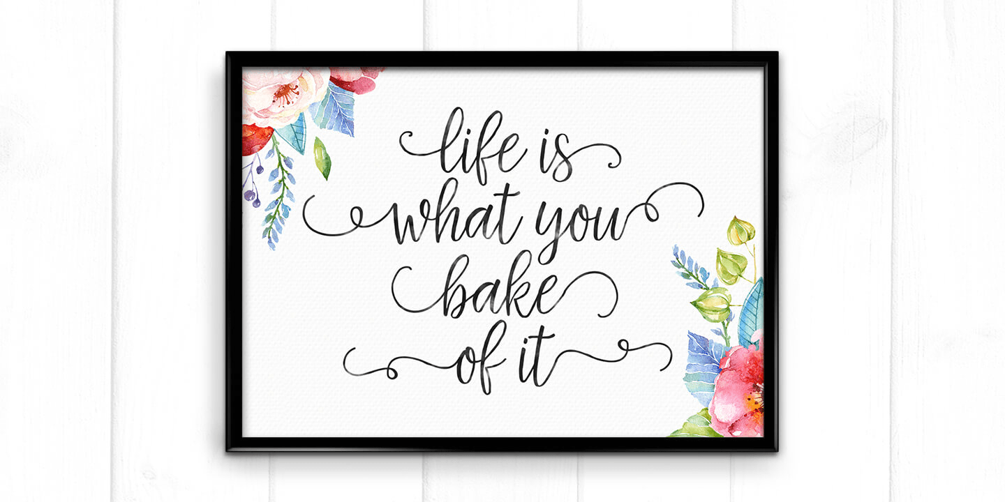 Be Bright Font Poster #5