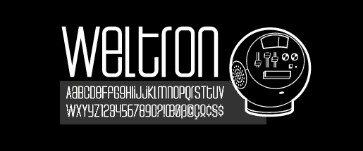 Weltron Font Poster #1