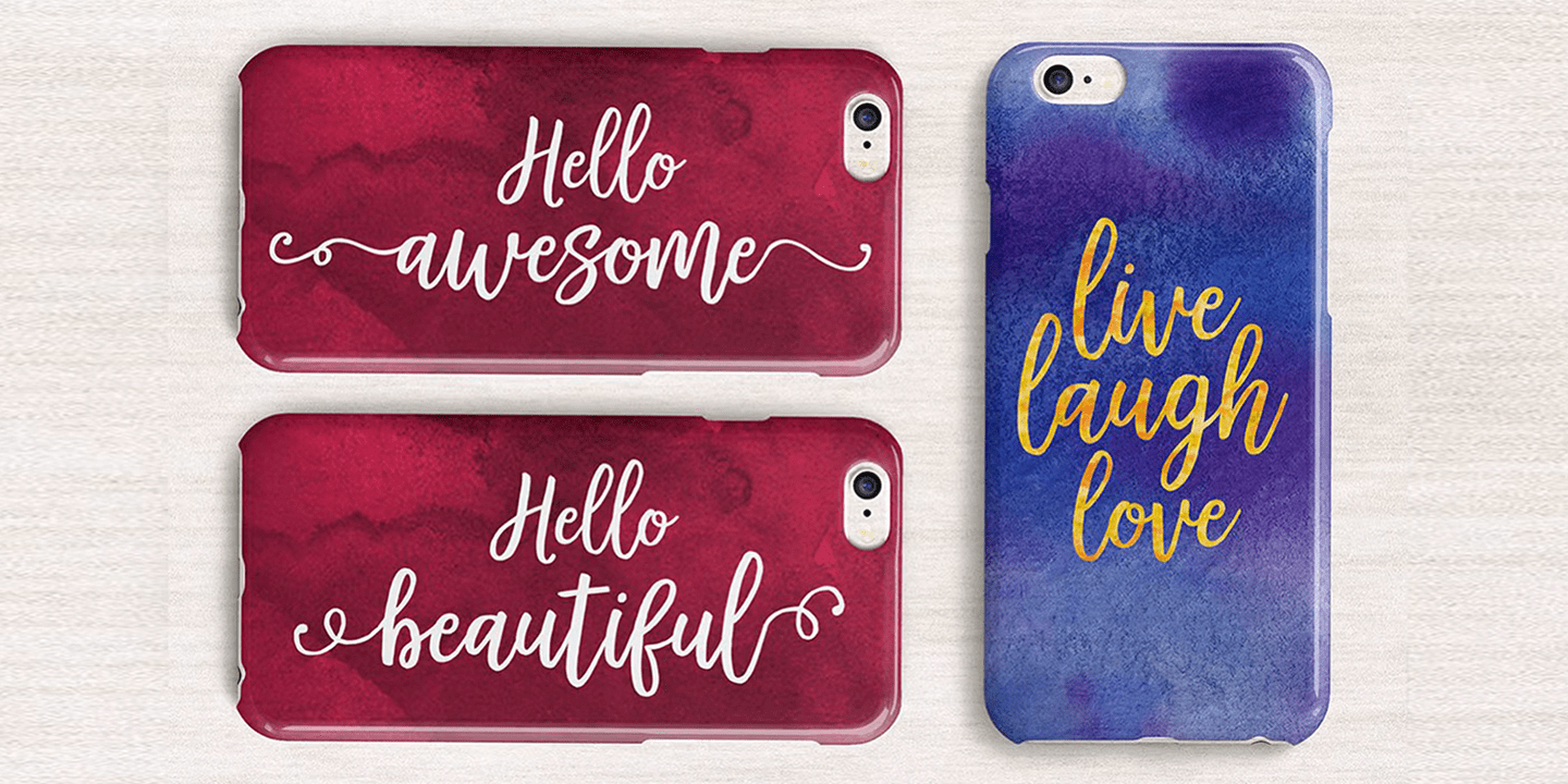 Hello Sweets Font Poster #1