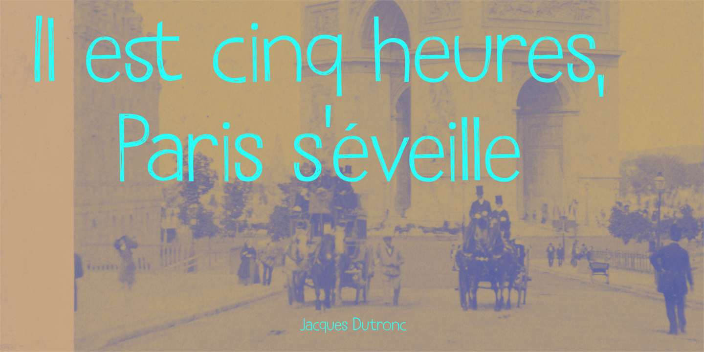 Machin Font Poster #1