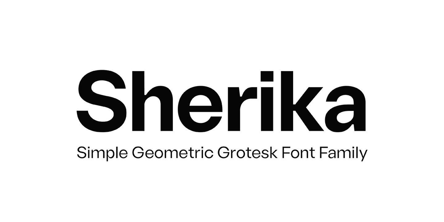 Sherika Font Poster #1