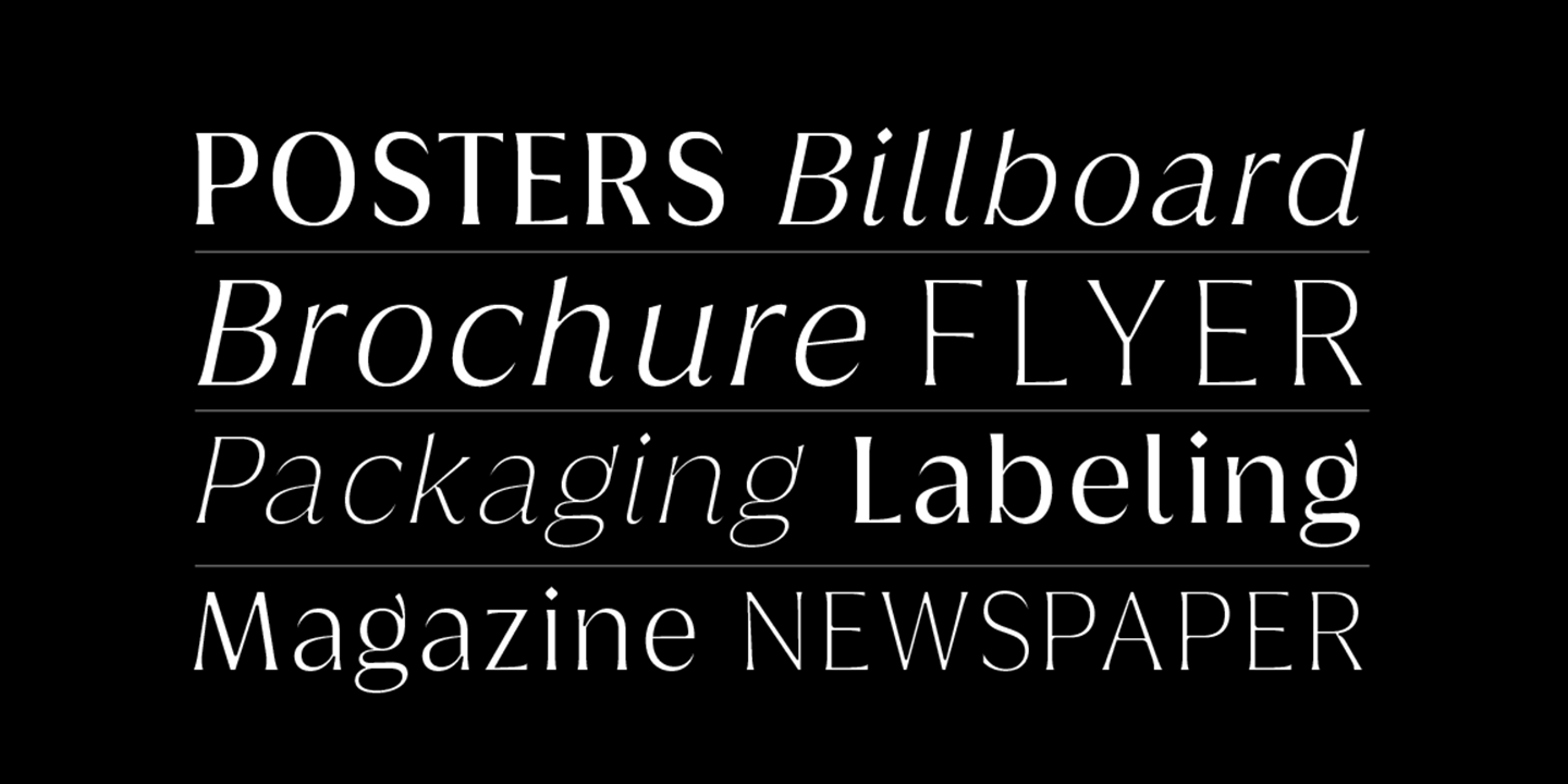 Griggs Flare Font Poster #1