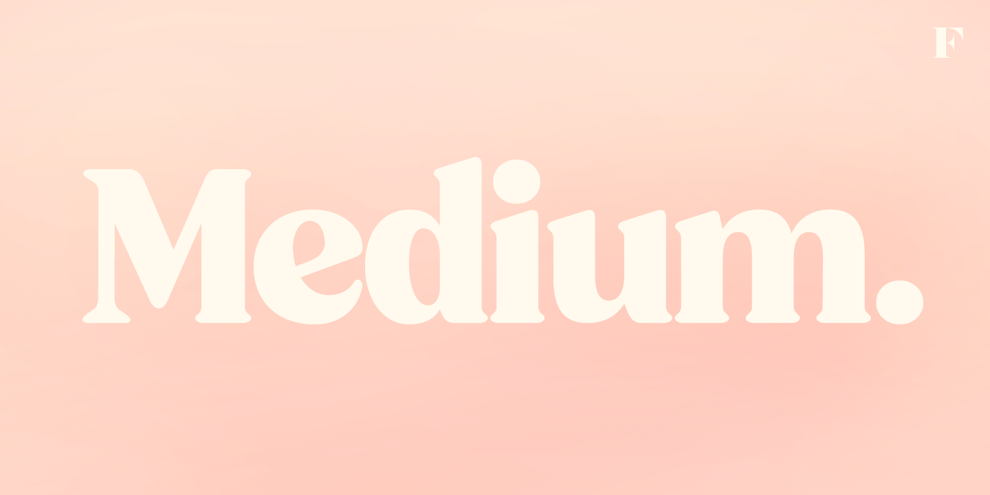 Peach Crush Font Poster #1