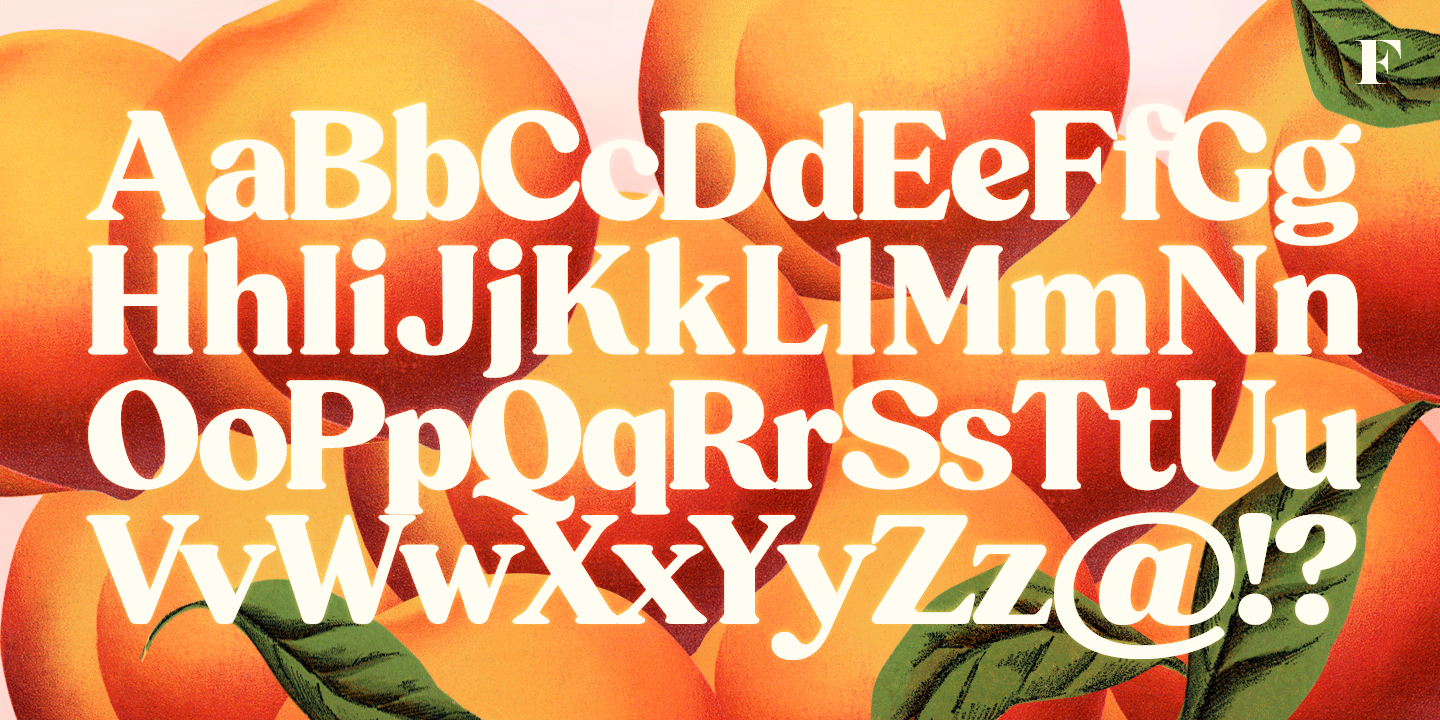 Peach Crush Font Poster #1