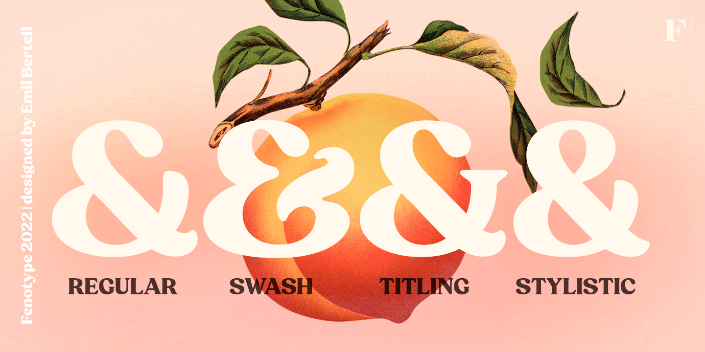 Peach Crush Font Poster #1