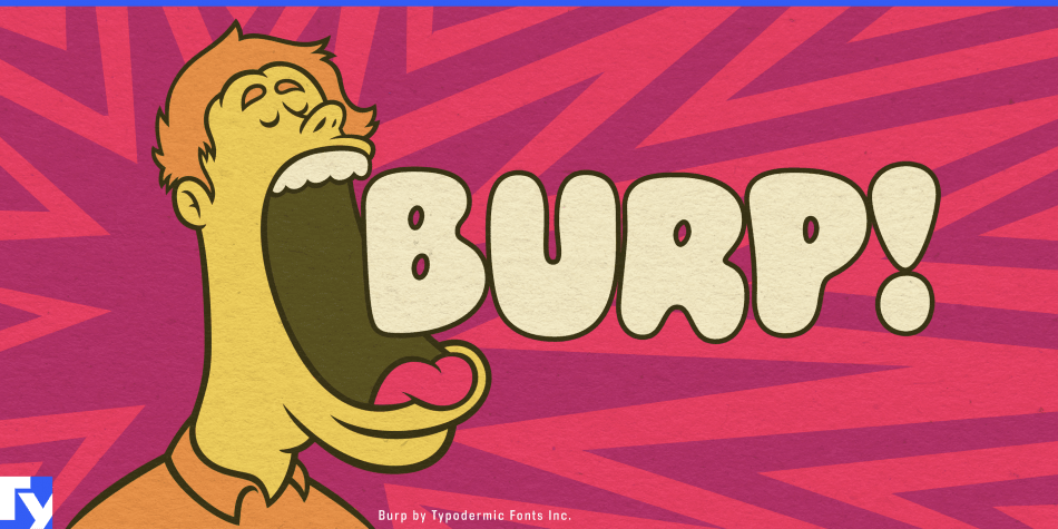 Burp Font Poster #1