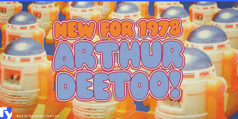 Burp Font Poster #1