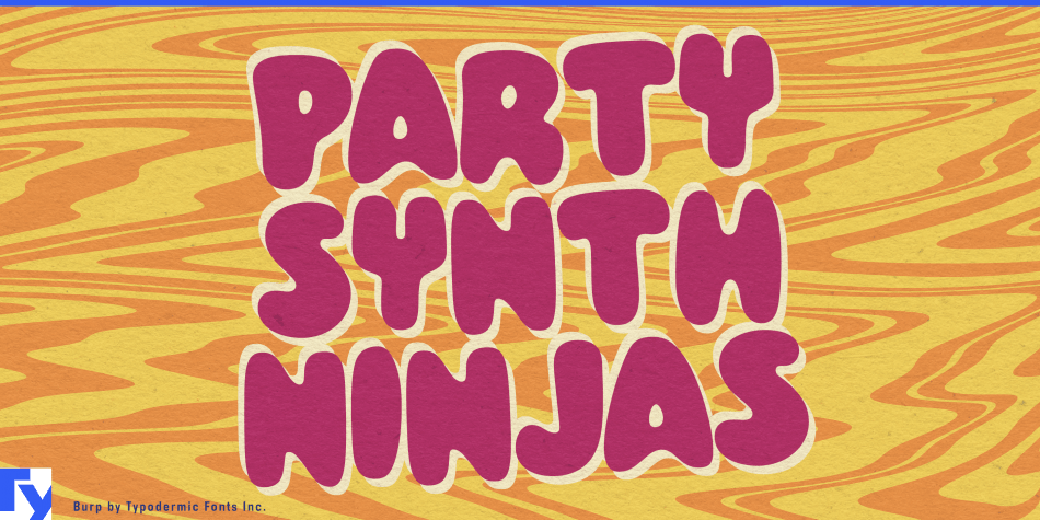 Burp Font Poster #1