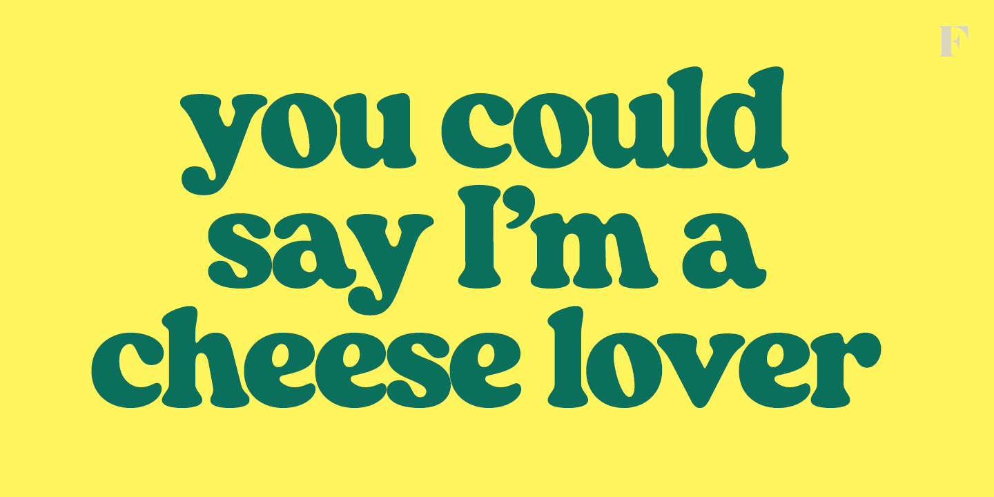 Manchego Font Poster #1