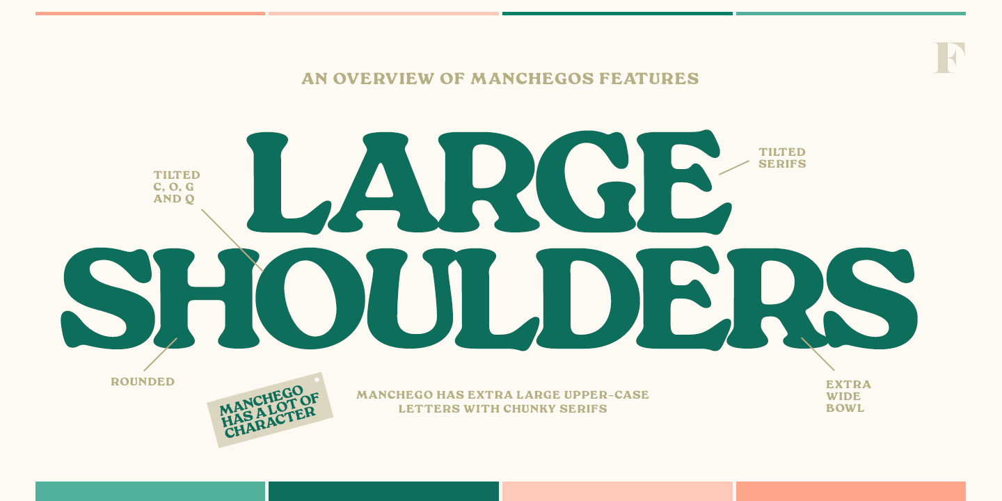 Manchego Font Poster #1