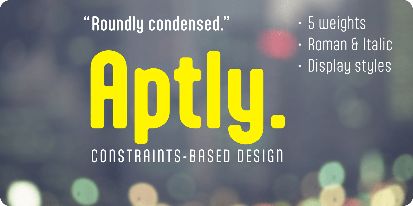 Aptly Basic Font Poster #1