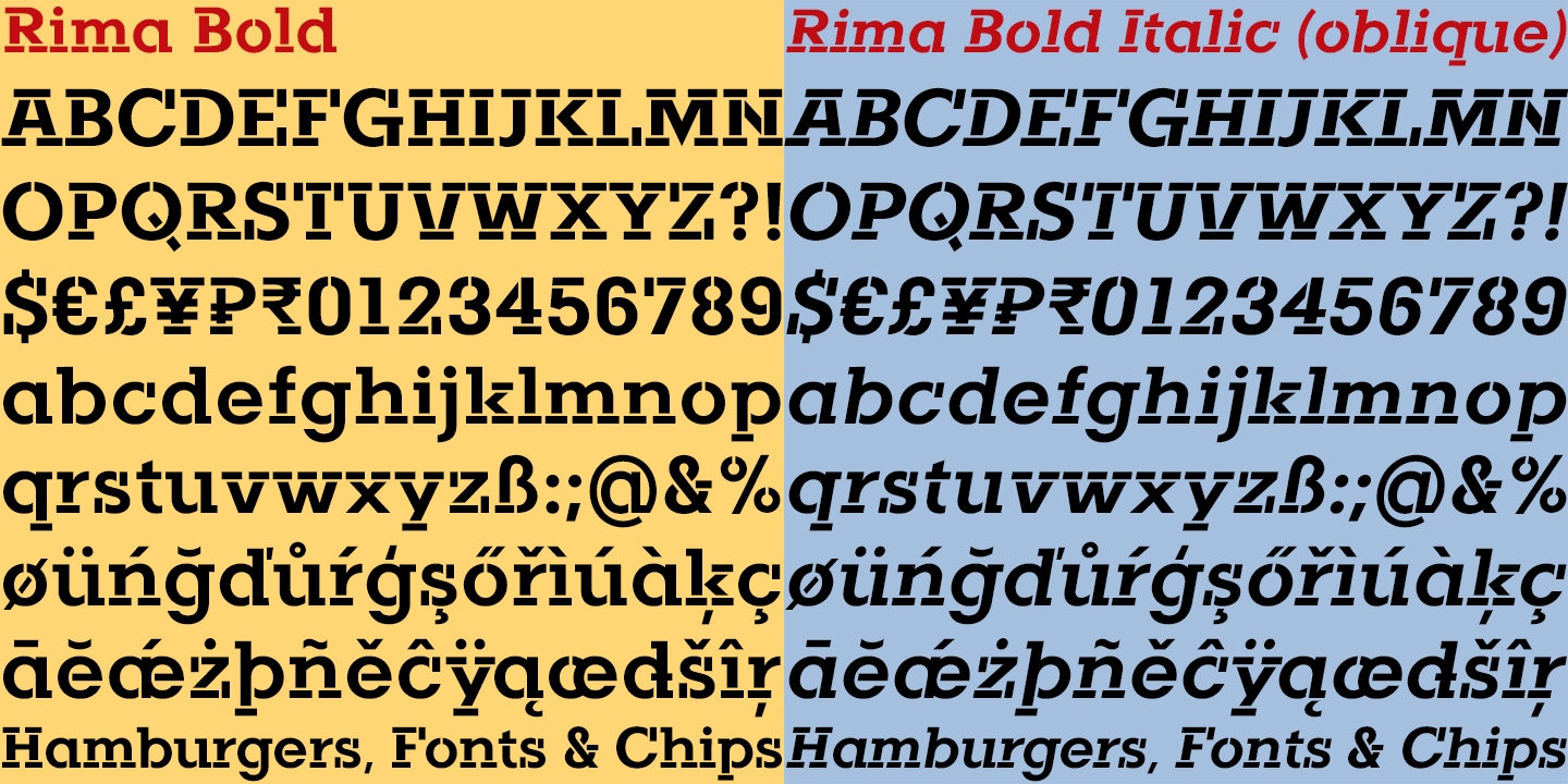 Rima Font Poster #1