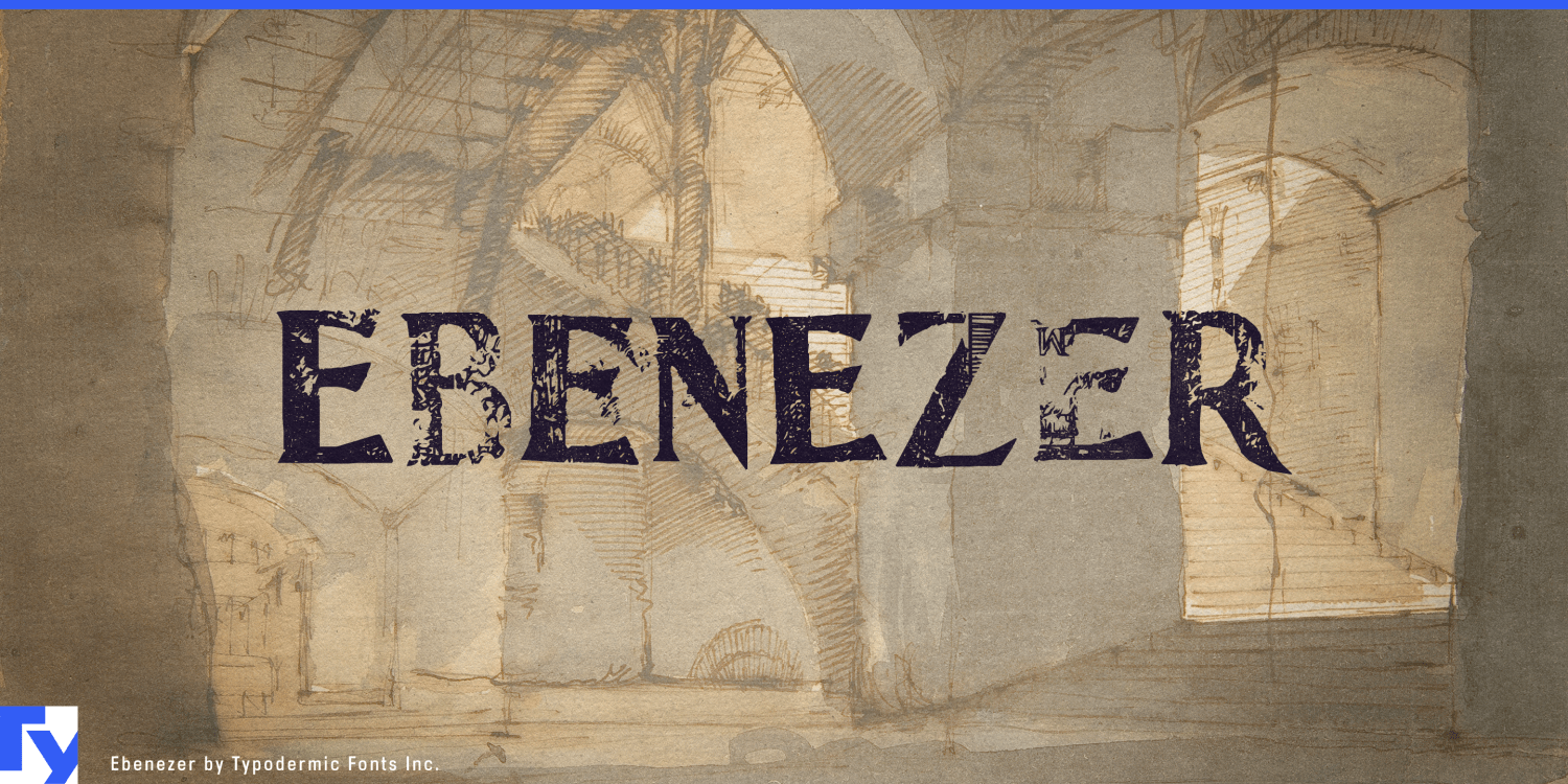Ebenezer Font Poster #1