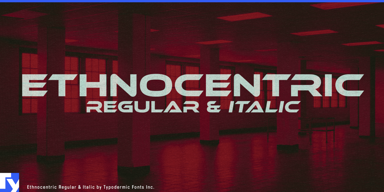 Ethnocentric Italic Font Poster #1