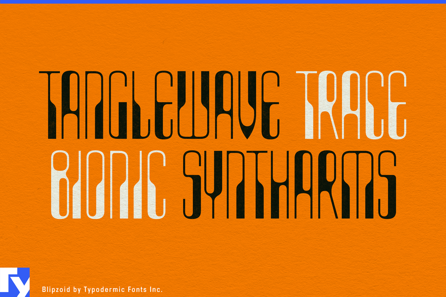 Blipzoid Font Poster #1