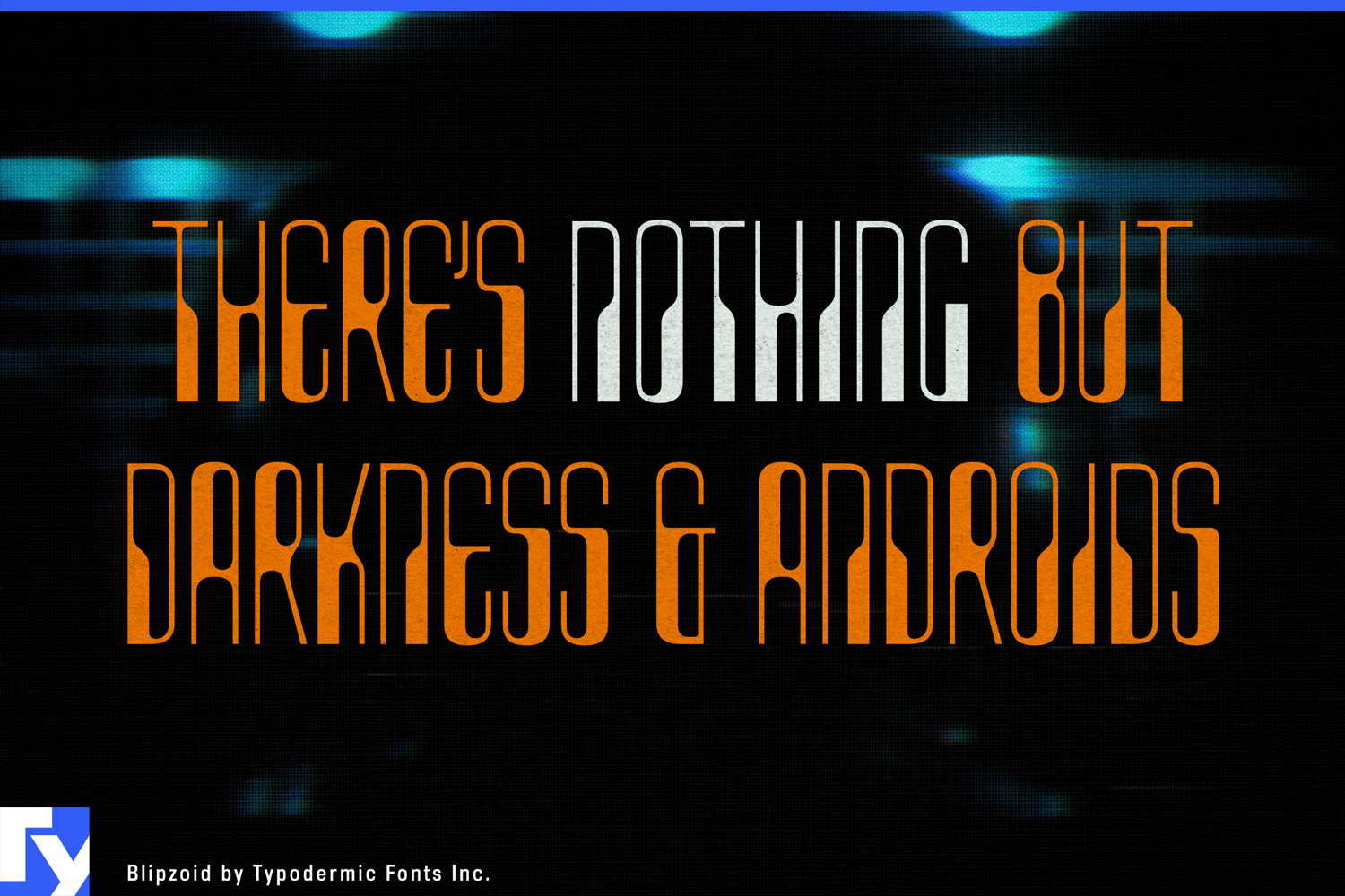 Blipzoid Font Poster #1
