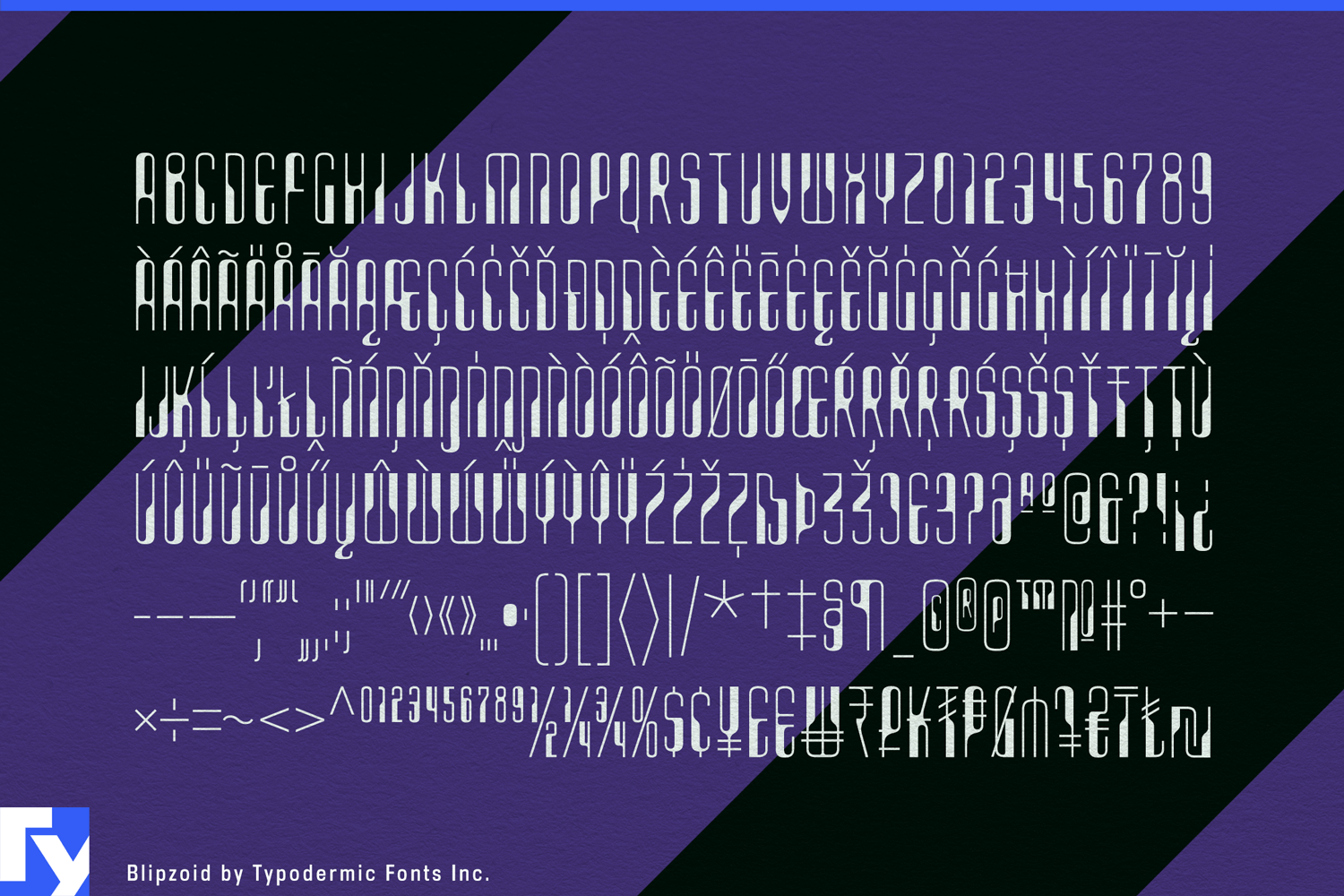 Blipzoid Font Poster #1