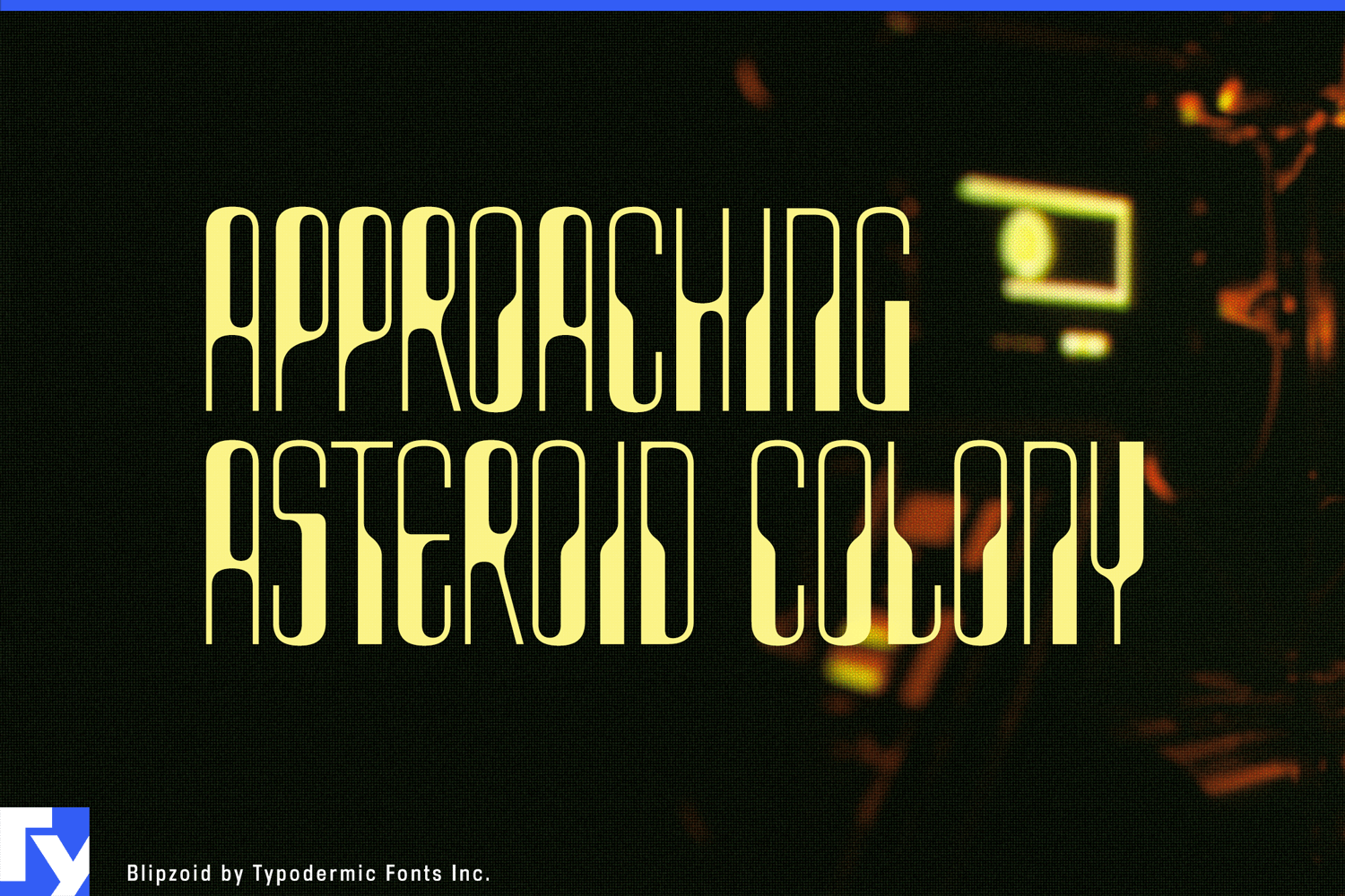 Blipzoid Font Poster #1