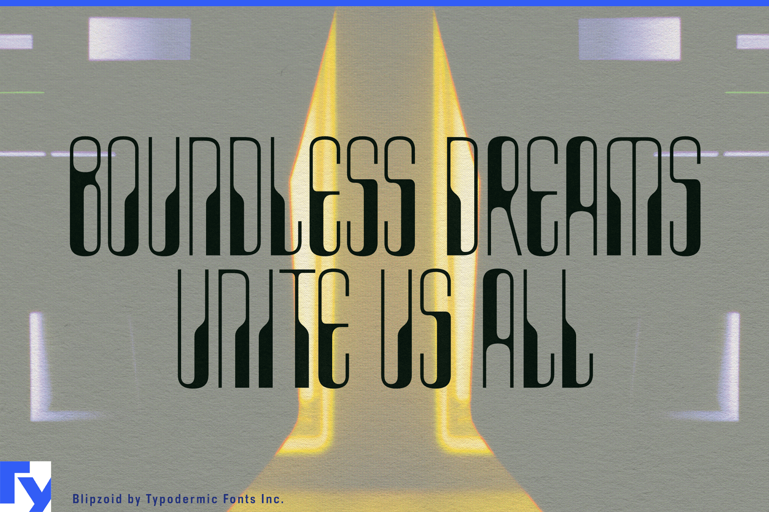 Blipzoid Font Poster #1