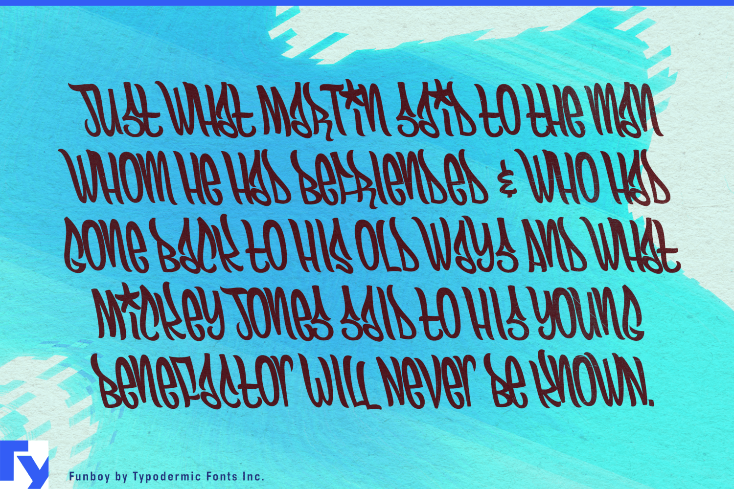 Funboy Font Poster #1
