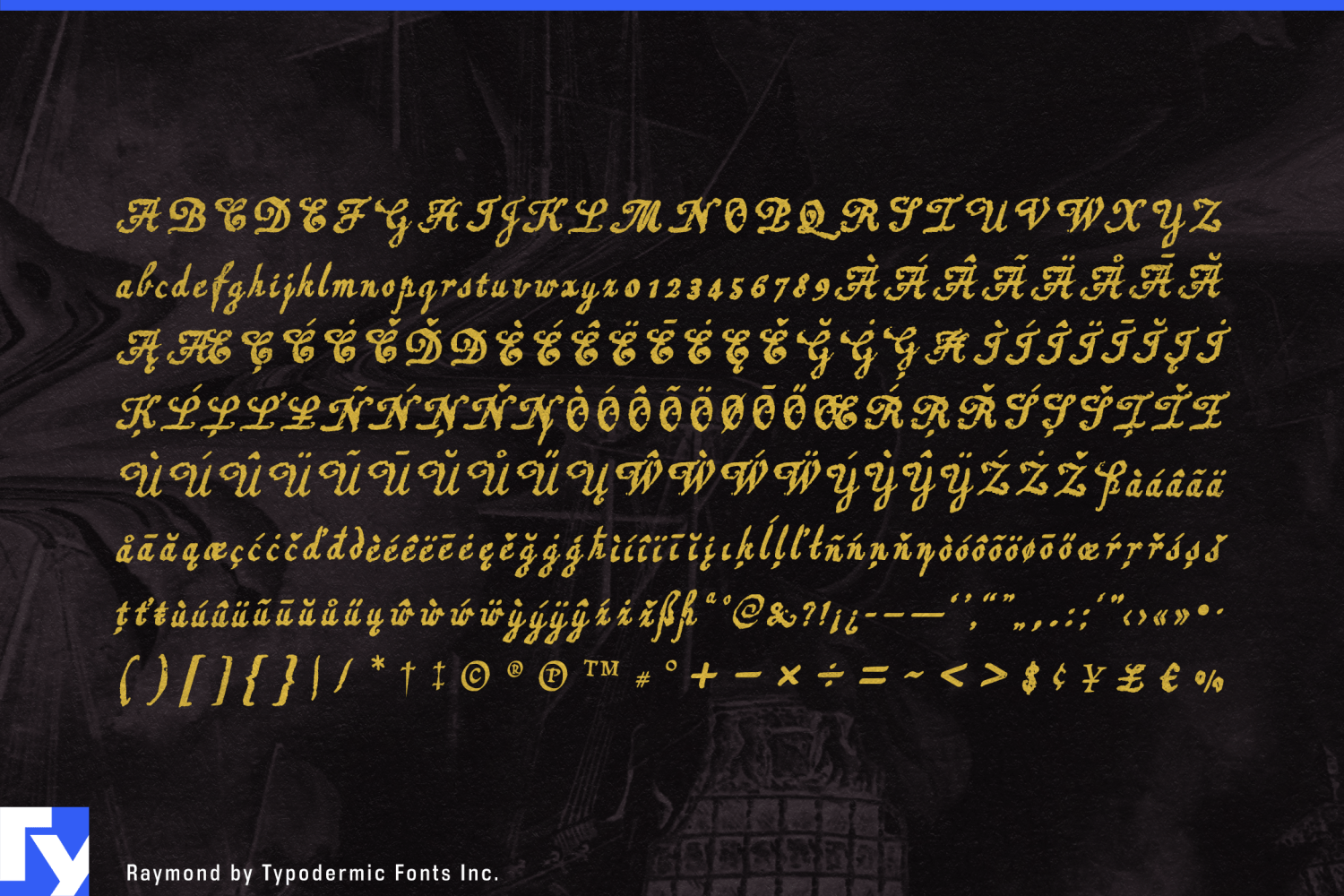 Raymond Font Poster #1
