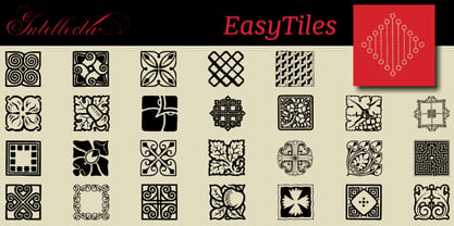 Easy Tiles Font Family Poster