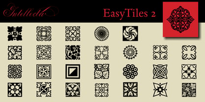 Easy Tiles Font Poster #1