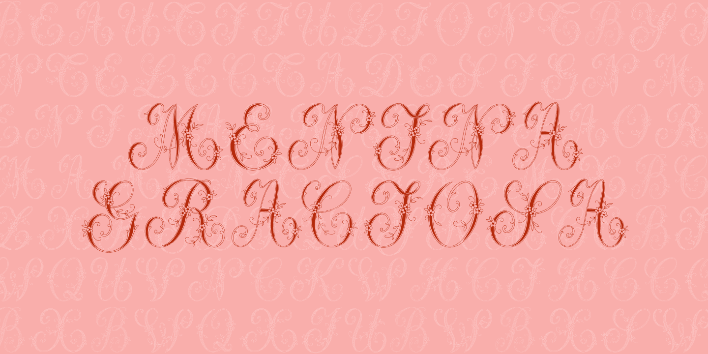 Menina Graciosa Font Family Poster