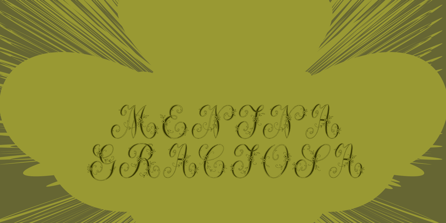 Menina Graciosa Font Poster #1