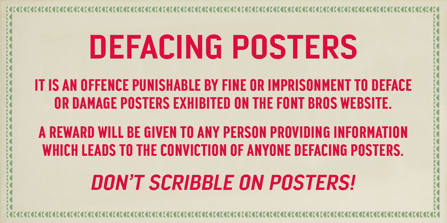 Argot Font Poster #1