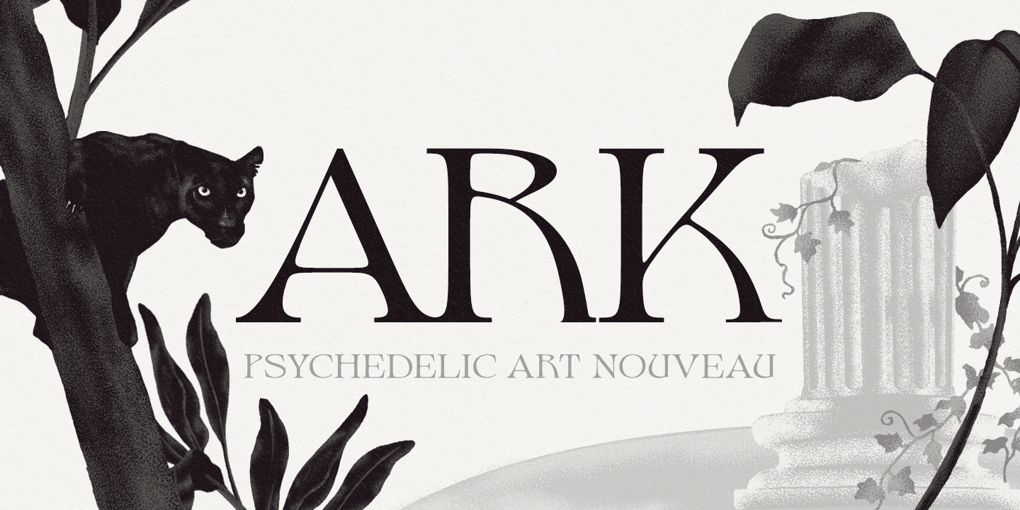 Ark Font Family Poster