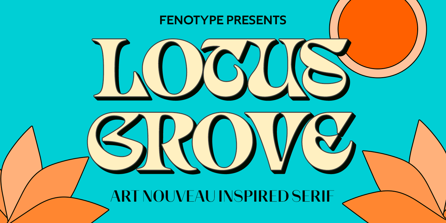 Lotus Grove Font Poster #1