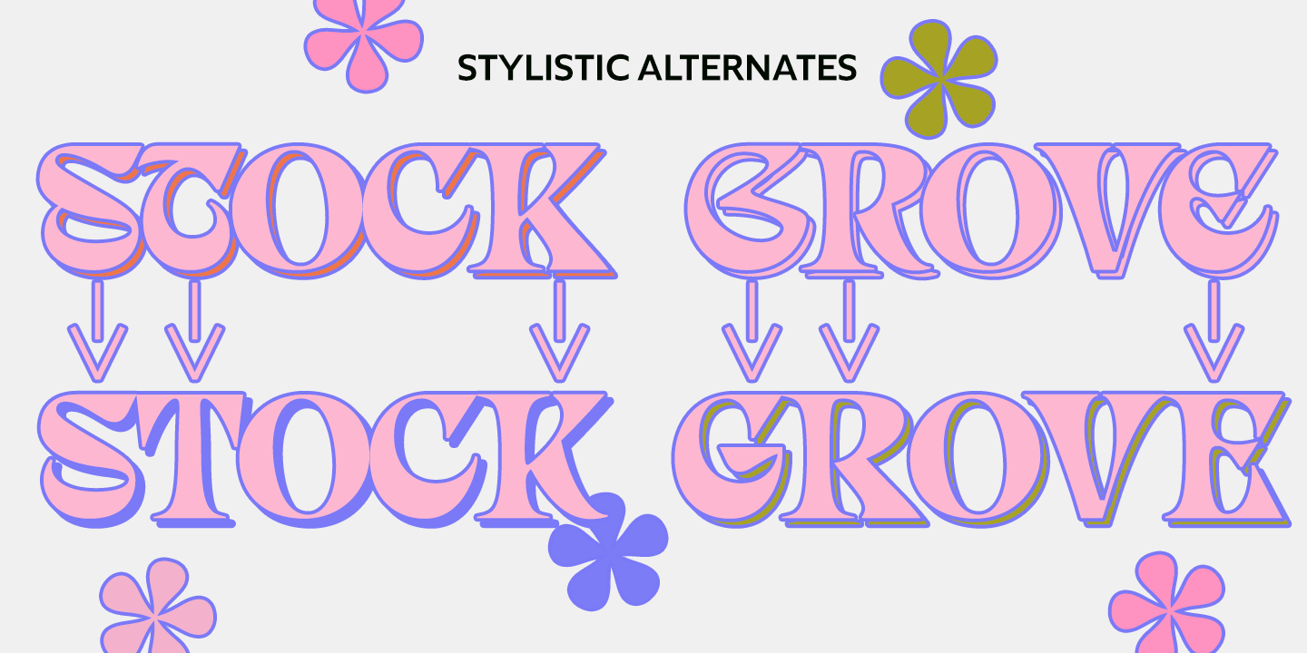 Lotus Grove Font Poster #1