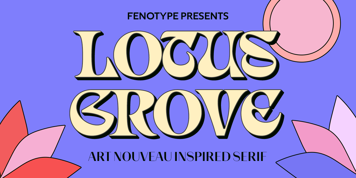 Lotus Grove Font Poster #1