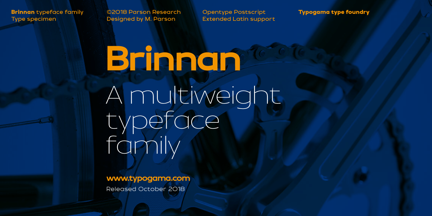 Brinnan Font Poster #1