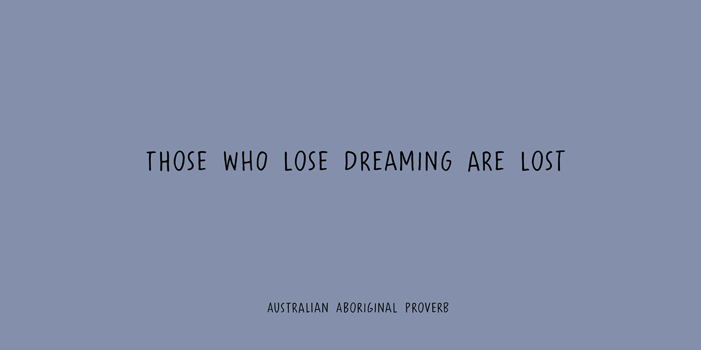 Sunday Thinker Font Poster #1