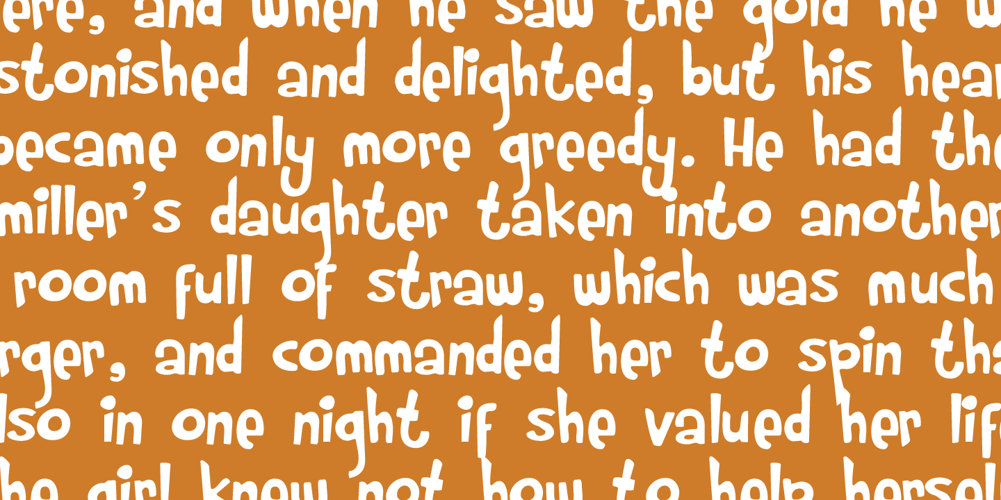 Rumpelstiltskin Font Poster #1