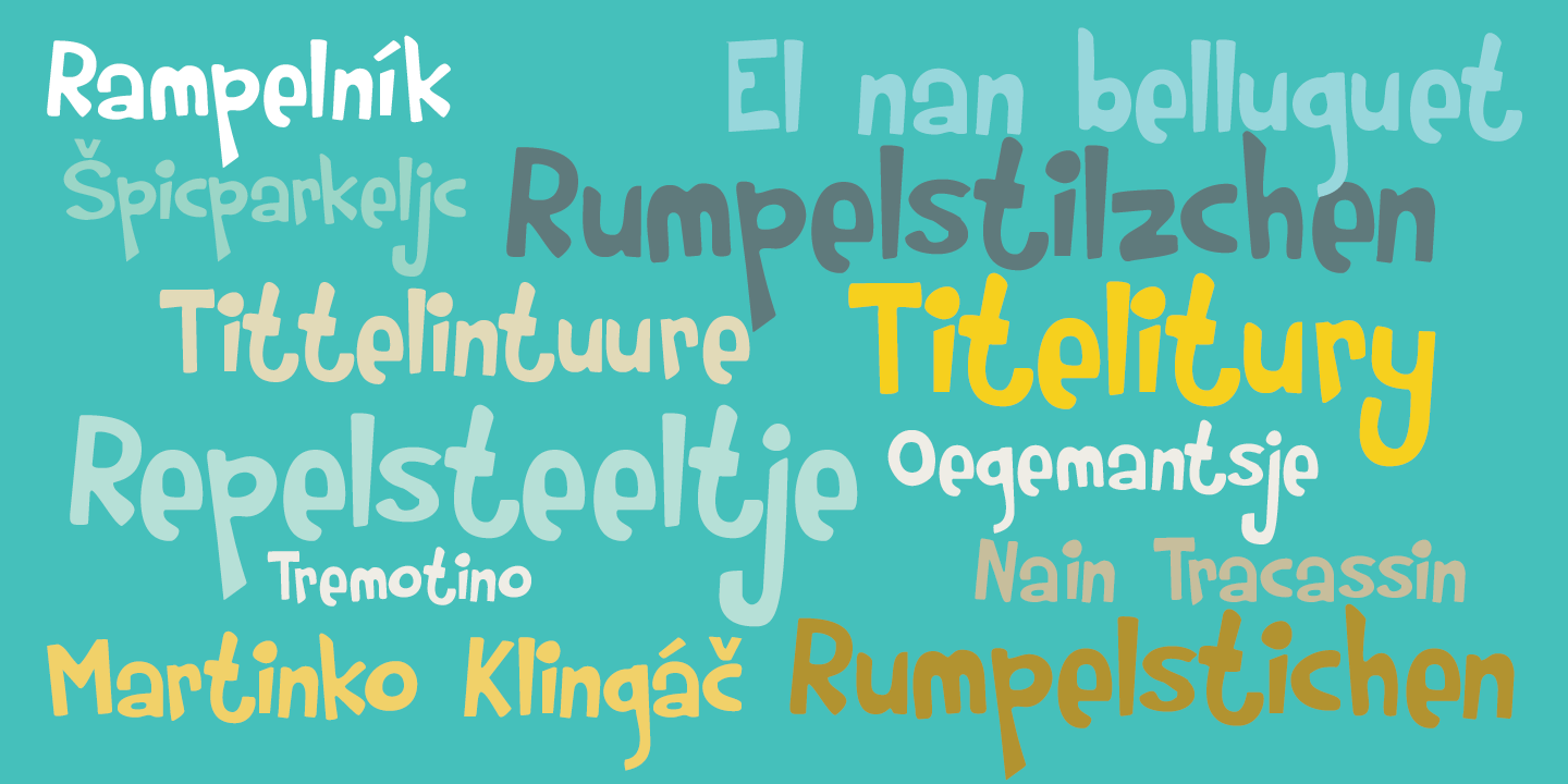Rumpelstiltskin Font Poster #1