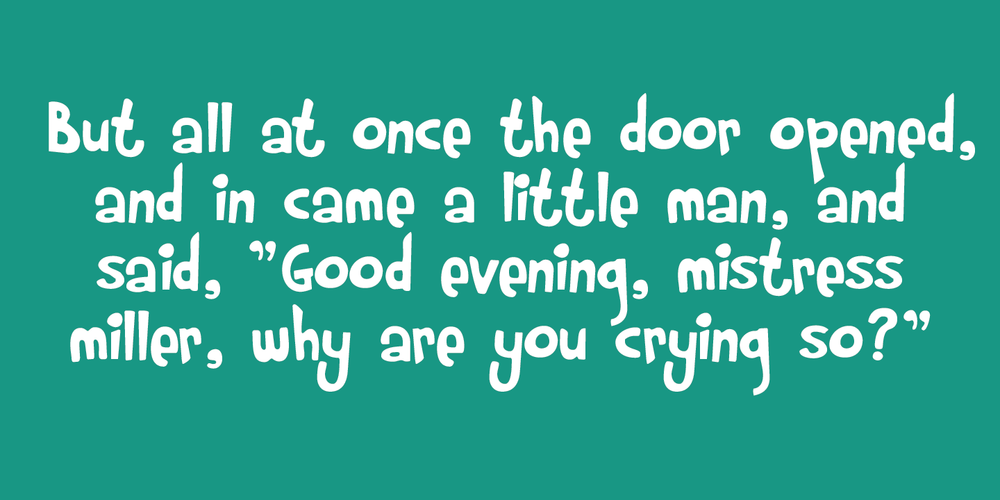 Rumpelstiltskin Font Poster #1