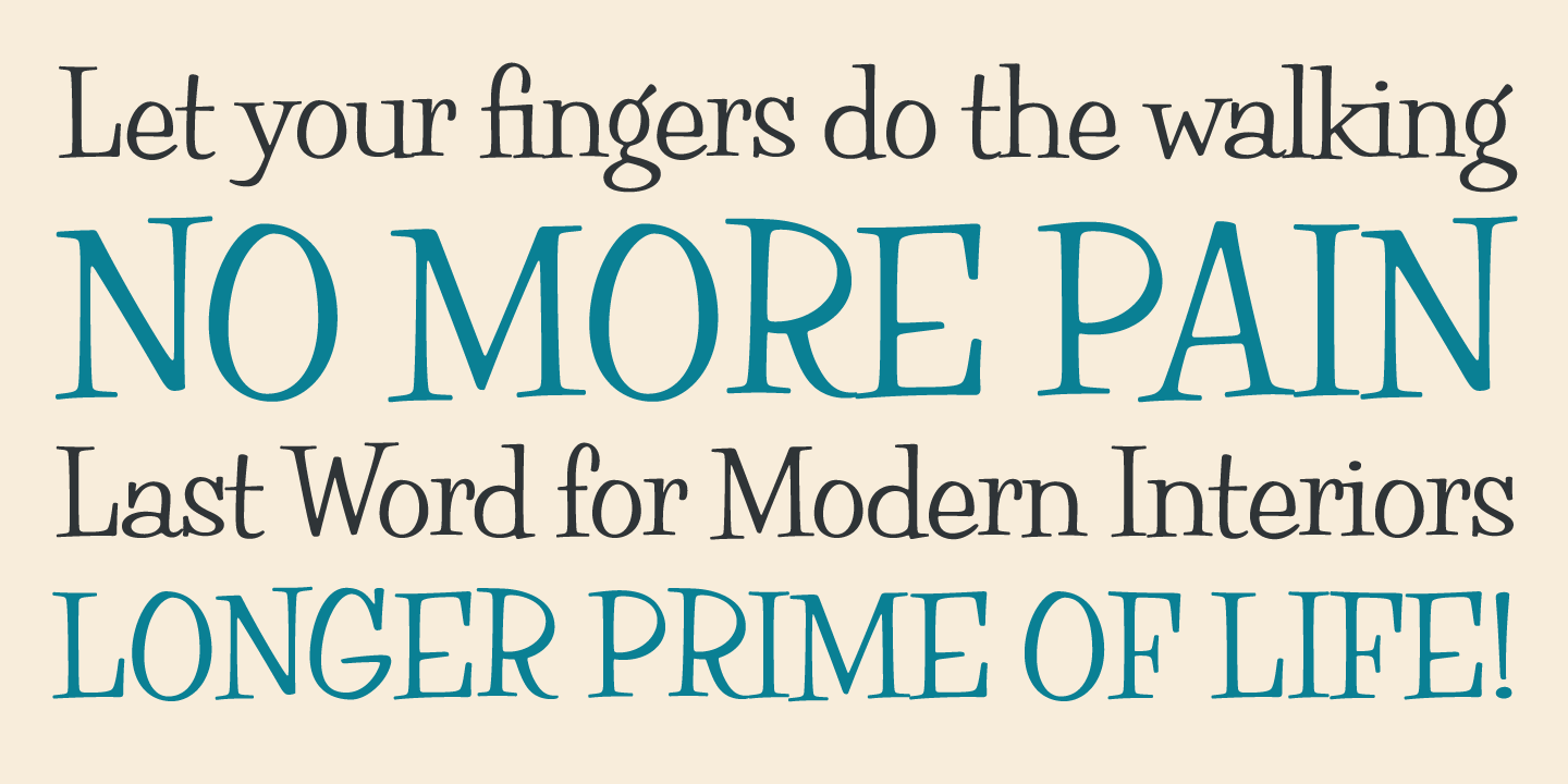 Filmotype Orlando Font Poster #4