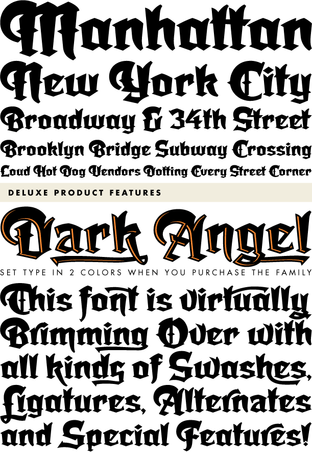Dark Angel Font Poster #1