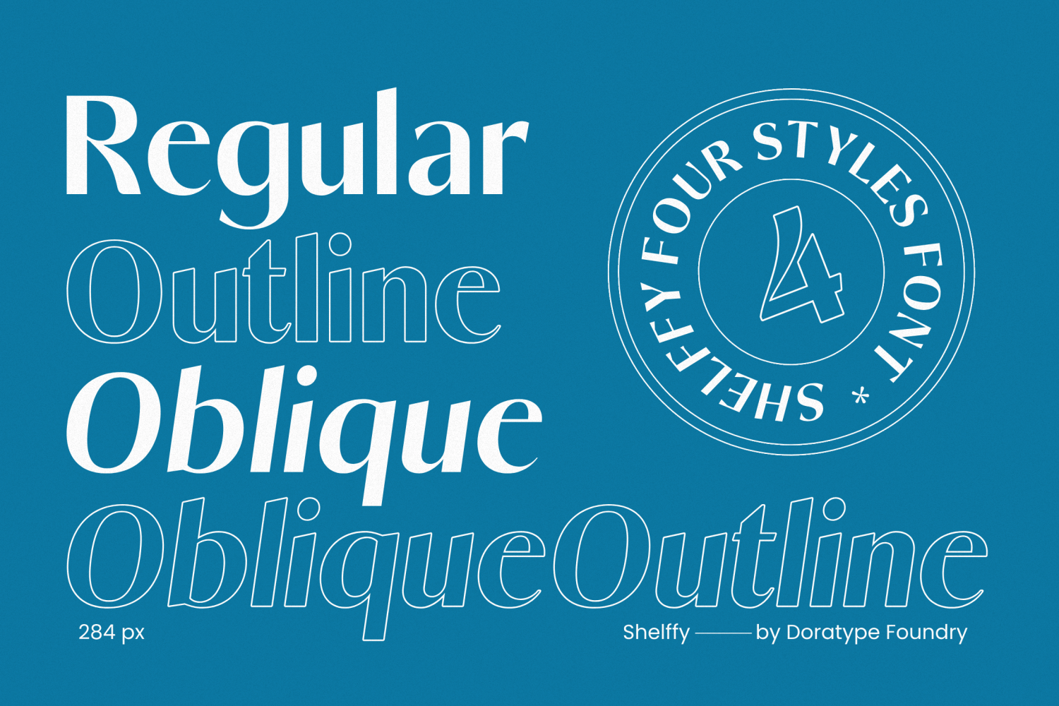 Shelffy Font Poster #1