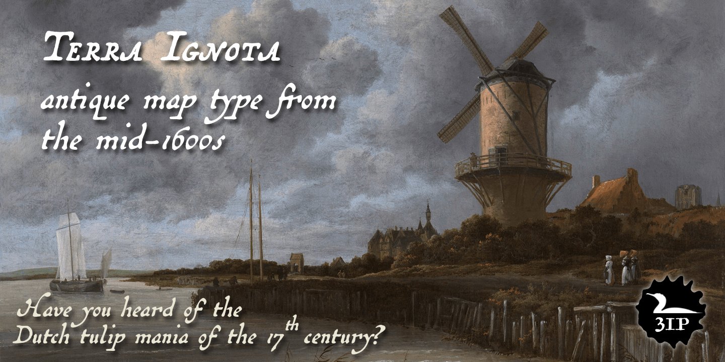 Terra Ignota Font Poster