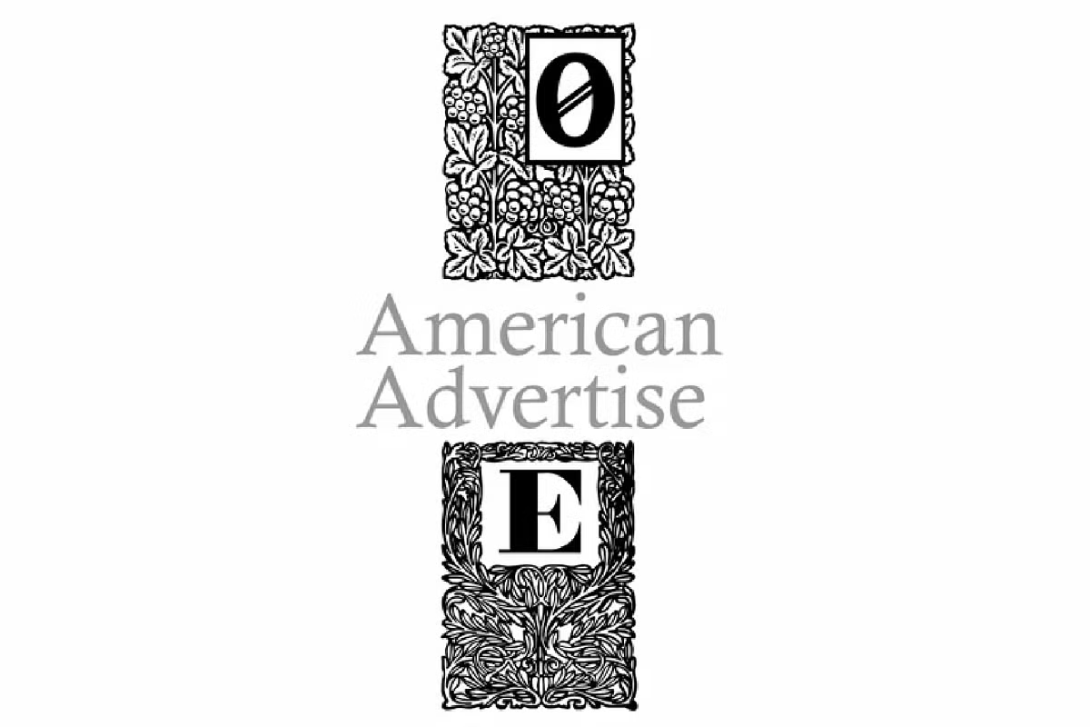 American Advertise Font Poster #1