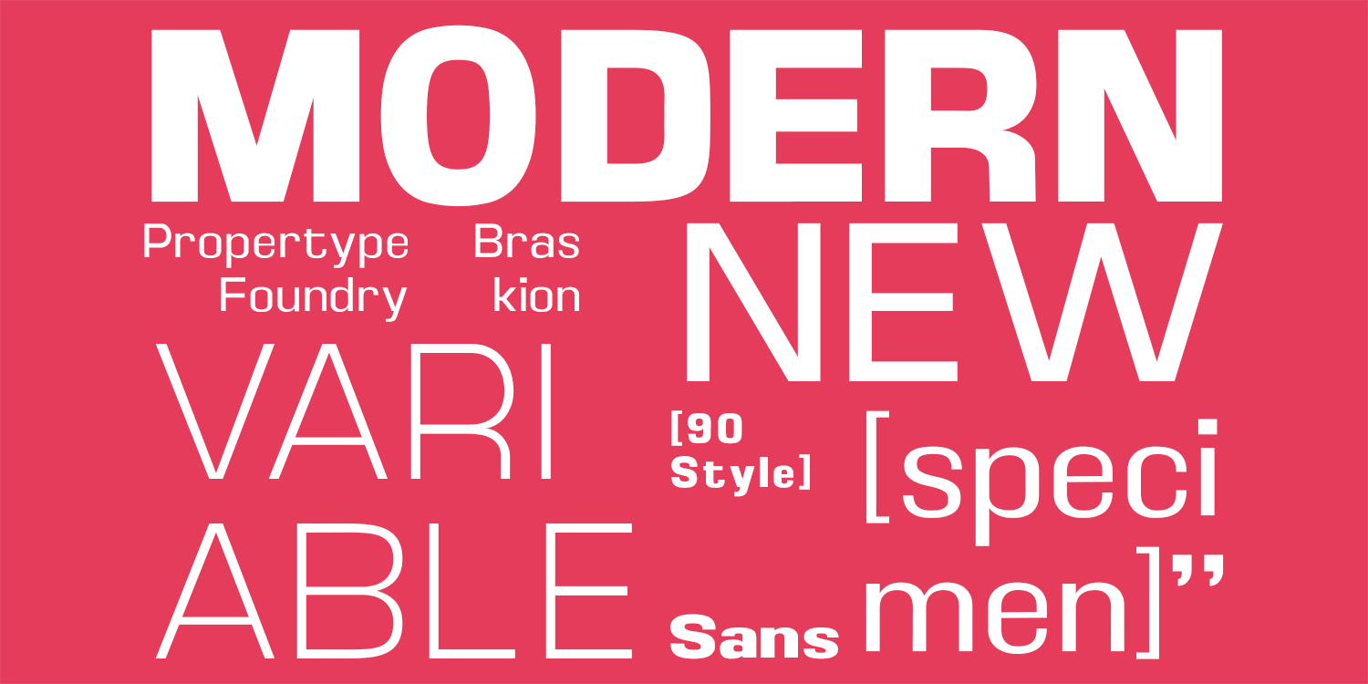 Braskion Font Poster #11